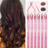 Pink Fairy Hair Tinsel Kit, 48 Inches 1200 Strands with Tools and Instruction, Glitter Tinsel Hair Extensions for Women