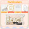 Preppy Patch Cosmetic Bag - Summer BEACH Chenille Varsity Letter Transparent PVC Zipper Makeup Bag for Women