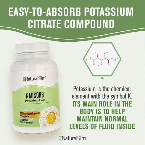 NaturalSlim Kadsorb Natural Potassium Citrate