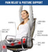 Everlasting Comfort Doctor Recommended Memory Foam Seat Cushion for Office Chairs - HSA FSA Eligible Tailbone Pain