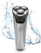 MEMBERS ONLY Electric Razor for Men, Lithium Metallic Cordless Rotary Shaver with 3 Heads, Precision Trimming, IPX6