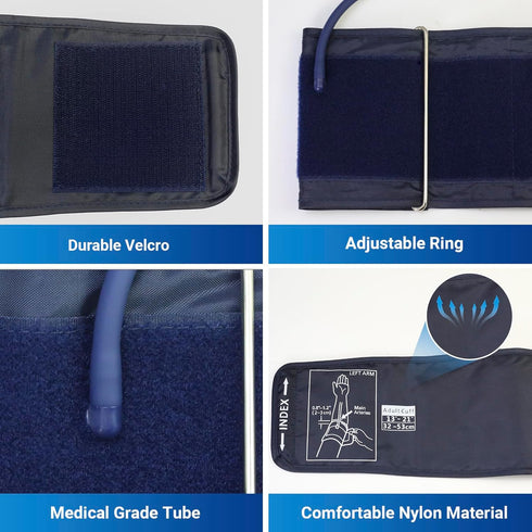 Scian Extra Large Blood Pressure Cuff 13-21 Inches (32-53cm), Compatible with Replacement Cuff for Big Arms (BP Cuff Included Only)