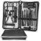 Manicure Set Personal Care, 20 In 1 Professional Grooming Kit with Luxurious Travel Case for Men