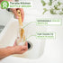 Set 5-Piece Set 2 Tieralia Bamboo Dish Brush Gift Kitchen Cleaning with Bottle Brush, Round Scrub Brush, Palm Brush