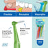 TEPE Interdental Brush Angle, Multi Pack Angled Dental Brush for Teeth Cleaning