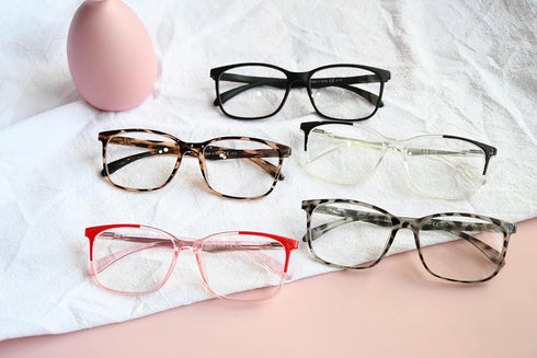 Eyekepper 5 Pack Reading Glasses for Women - Large Frame Readers Men +2.25