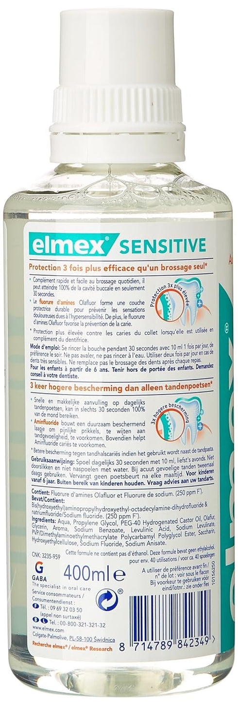 Elmex Sensitive Dental Solution, 400ml
