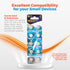 MEDca 1.5V Alkaline Batteries - LR44 AG13 357 303 SR44 Button Coin Cell for Hearing Aids, Toys, Remotes, 60 PCS