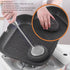 Stainless Steel Wool Scrubber with Long Handle, Handheld Scrubbing Brush for Pots and Pans Cleaning