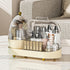 Rotating Makeup Organizer for Vanity, Large Spinning Makeup Storage with Brush Holder, 15x11''