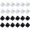 Hotop 24 Pcs Small Mini Hair Claw Clips for Girls and Women, Non-Slip Plastic Tiny Jaw Clips