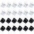 Hotop 24 Pcs Small Mini Hair Claw Clips for Girls and Women, Non-Slip Plastic Tiny Jaw Clips