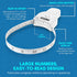 Body Fat Caliper and Measuring Tape - Skinfold Calipers and Body Fat Tape Measure Tool for Fitness & Weight-Loss