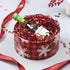 PAPER FAIR 1 LB Valentine's Day Crinkle Cut Paper with Rose Gold Heart Confetti, Metallic Red Paper Shred Filler