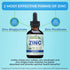 Organic Liquid Zinc Drops Supplement with Zinc Picolinate and Bisglycinate 4 fl, USDA Organic, Gluten-Free, Vegan and GMO-Free (Unflavored)