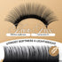 LASHVIEW C Curl Eyelash Extensions, 8-15mm Mixed 0.15 Classic Lashes, Professional Lash Trays
