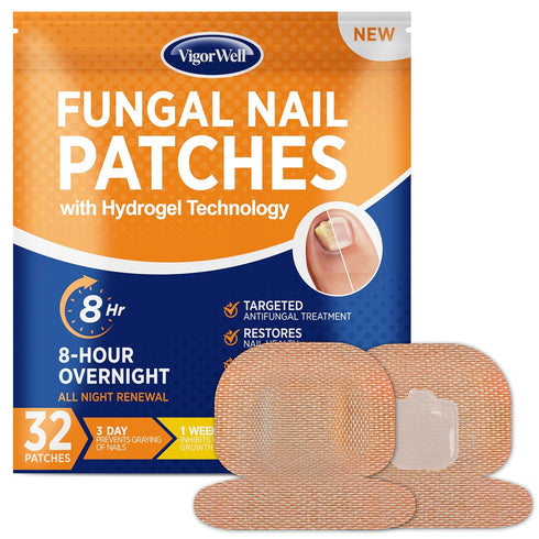 Toenail Fungus Treatment Extra Strength, 32 Hydrogel Patches for Overnight Repair of Fungus Nail