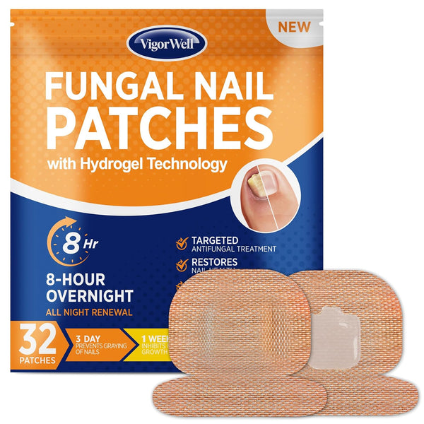 Toenail Fungus Treatment Extra Strength, 32 Hydrogel Patches for Overnight Repair of Fungus Nail