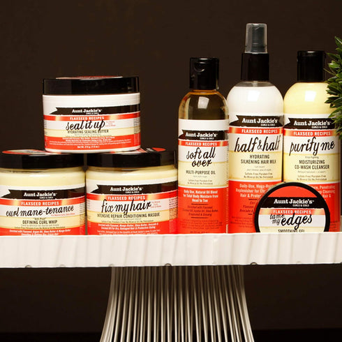 Aunt Jackie's Flaxseed Recipes Curl Mane-tenance, Lightweight Anti-Poof Defining Curl Whip, 15 Oz Jar