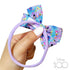 LUV HER Baby Headband Bows, Soft Elastic Newborn Girl Essentials, Colorful Printed Headbands for Baby Girls