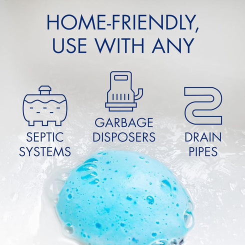 Glisten Garbage Disposer Cleaner and Freshener, 16 Packets with Foaming Action, Lemon Scent, Removes Buildup