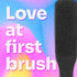Wet Brush Detangling Hair Brush for Men - Black, Stimulates Scalp & Beard for Fuller Stronger Hair, Intelliflex