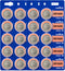 CR1620 Battery DL1620 ECR1620 3V Lithium Coin Cell (20 Batteries) - Murata