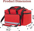 Professional Empty EMT First Responder Padded Bag,Large Trauma First Aid Carrying Bag for Paramedics and Emergency