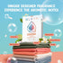 Summer (40 QLEAN Laundry Detergent Sheets Sweet Loads) Travel-Size Plant-Based Laundry Sheets, Biodegradable, HE