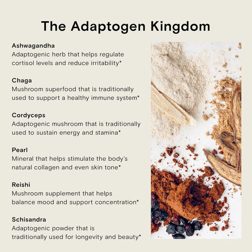Moon Juice Ashwagandha Organic Root Powder Extract - 72 Servings Natural Stress Relief, Focus & Mood Support, Vegan