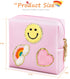 2 Pack Period Bag, PU Leather Sanitary Napkin Storage Bag for Feminine Pads, Liners, Tampons, and Reusable Pads,