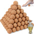 Novabright 100 Pack Cork Massage Ball 1.4 Inch Mini Myofascial Release Pressure Point
