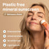 ATTITUDE Oceanly Tinted Shimmer Face Cream Stick with SPF 30, EWG Verified, Plastic-Free, Broad Spectrum UVA/UVB Protection with Zinc Oxide, Universal Tint, Unscented, 0.3 Ounce