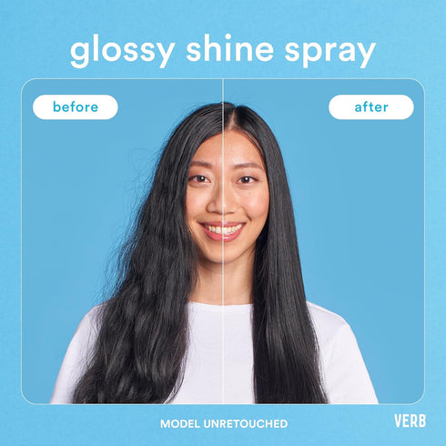 Verb Glossy Shine Spray with Heat Protection for Hair