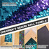 Wibeelee 3 Pcs Flip Sequin Fabric Wood Frame Wall Panel, Sensory Toy Reversible Sequin Flip Fabric Mat with Wood Frame
