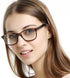 OCCI CHIARI Anti Blue Light Reading Glasses, Rx Frame 1.0 to 4.0 for Computer Games, Eyewear for All Ages