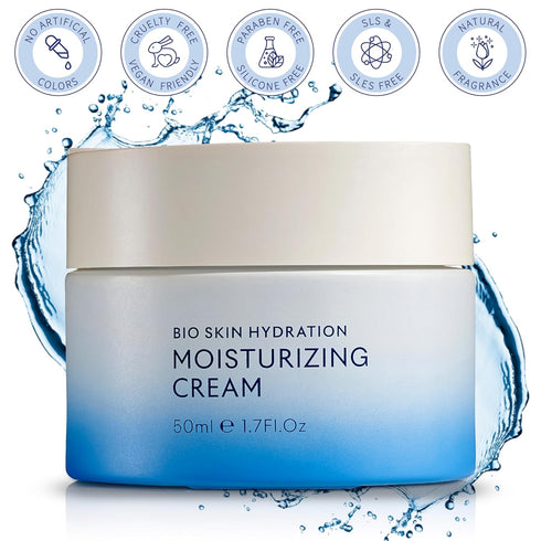 SEACRET Bio Skin Hydration Face Cream, Rich Moisturizer with Dead Sea Minerals, Maximum Nourishment & Hydration