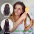 MRD Hair Brush Set, Natural Bamboo Comb Paddle Detangling Hairbrush, Wide-tooth & Tail Comb for All Hair Types
