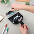 JHKNNK Set Set Mini Dustpan and Brush Compact Mini Broom Dustpan Plastic Nesting Design for Cleaning Desks, Keyboards
