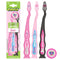 Firefly Barbie Toothbrush Value Pack, Soft Bristle Toothbrush for Kids 3+, 3