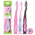 Firefly Barbie Toothbrush Value Pack, Soft Bristle Toothbrush for Kids 3+, 3