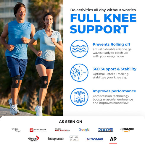 Modvel ELITE Knee Brace for Men & Women – Maximum Support for ACL, Meniscus Tear, Arthritis & Injury Recovery