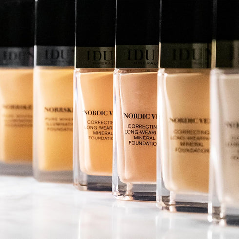 Nordic Veil Foundation - Full Poreless Coverage, Long Lasting Soft Matte Finish, 307 Disa - Light Medium Neutral