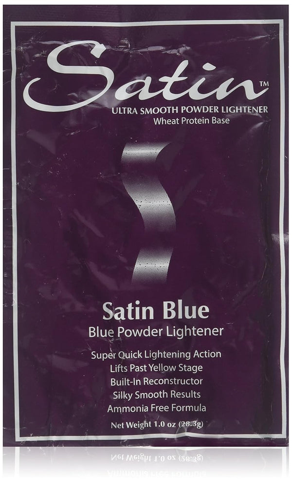 SATIN Satin Blue/Bleach Powder Lightener, 1 Oz Individual Pack