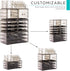 Sorbus Large Makeup Organizer, Clear Stackable Jewelry & Makeup Organizer for Vanity, 12 Drawers
