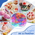 OLLBIT 100PCS (100Pcs) Mini SpoonsDessert SpoonsPlastic Disposable CutlerySmall Plastic Spoons for Ice Cream, Cake