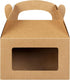 Bio Tek 6 x 3.5 x 3.5 Inch Gable Boxes for Party Favors, 25 Attractive Gift Boxes with Clear PET Window.