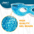 USA Merchant - 2 Pack Therapeutic Spa Gel Bead Eye Masks - Reusable Hot/Cold Compress Therapy for Puffy Eyes