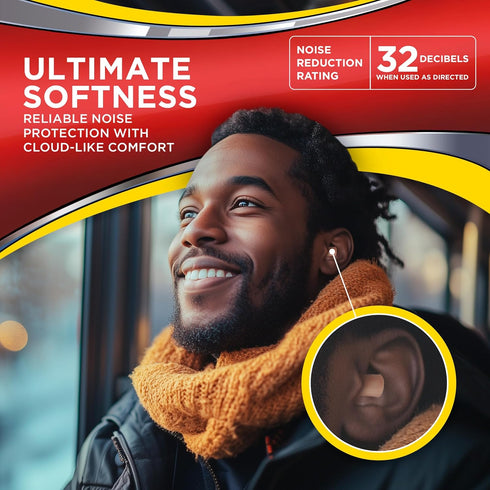 HEAROS Ultimate Softness Series Ear Plugs, 28 Pair.