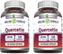 Amazing Formulas Quercetin 500mg Veggie Capsules Supplement | Non-GMO | Gluten Free | 120 Count | 2 Pack Supports